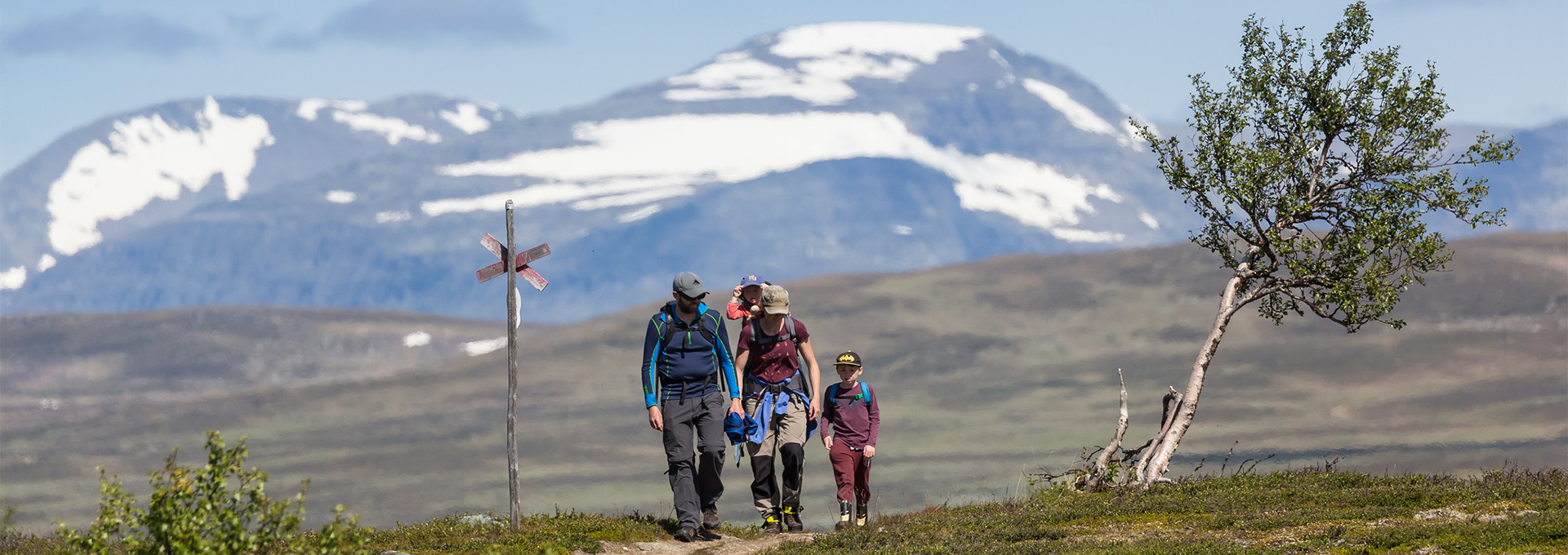 Stora fjäll ovan Ramundberget