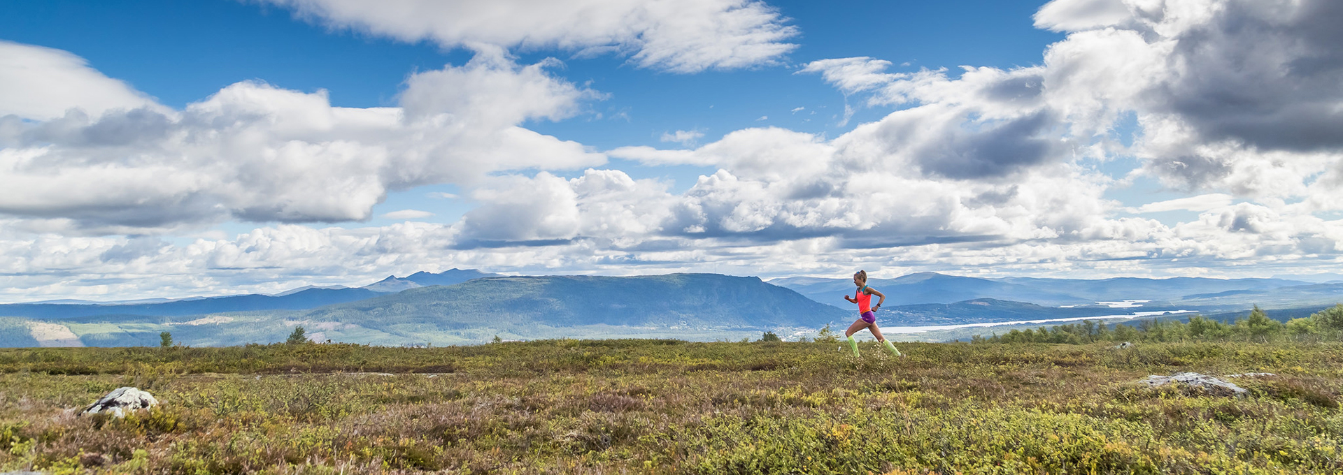 runner on the mountain